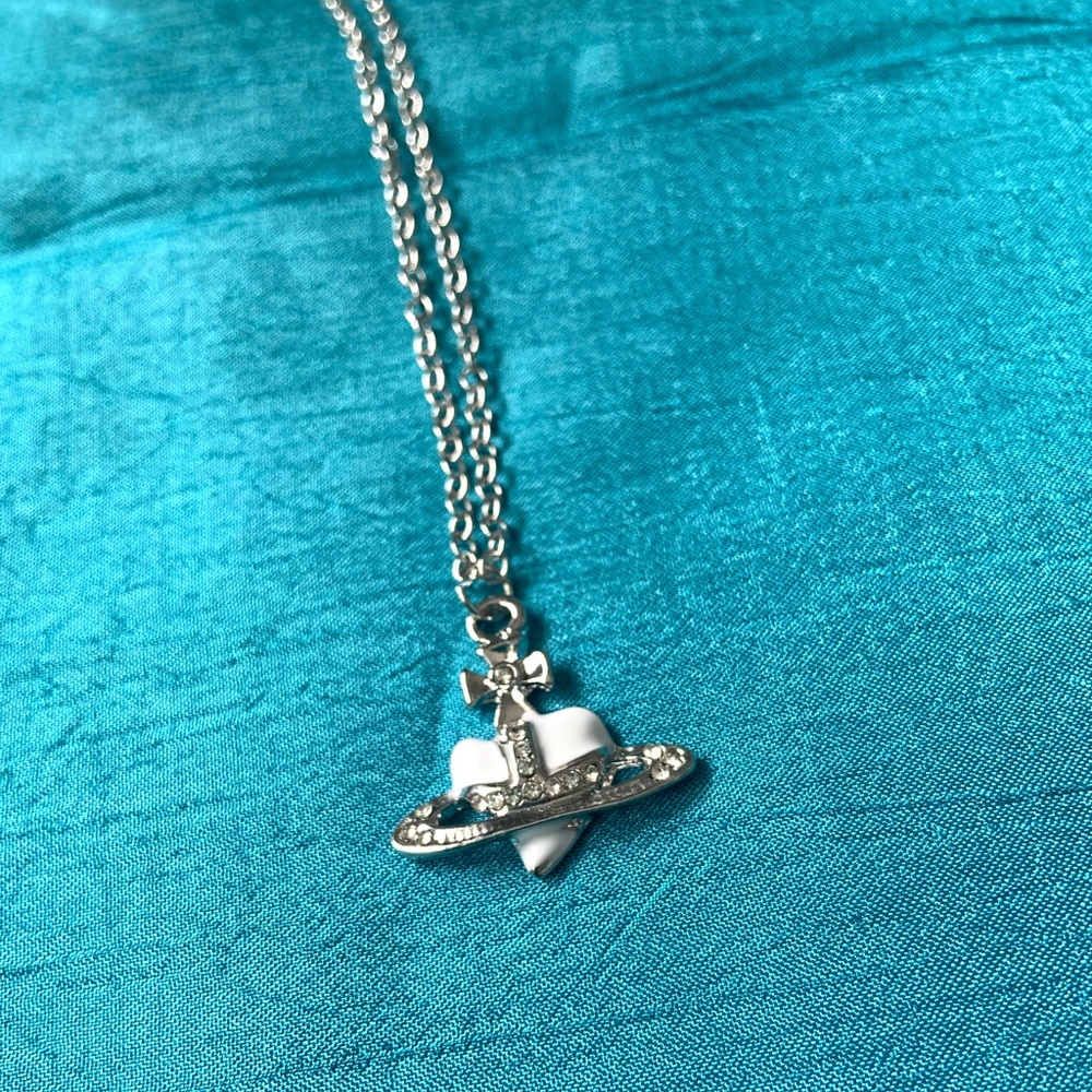 Heart orb necklace